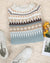Kvinders Strikket Sweater Nordisk Design Blødt Strikket Stof 7