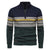 Kvinders Strikket Sweater Retro Mønster Halv Lynlås 9