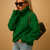 Kvinders Sweater Strikket Klassisk Stil 3