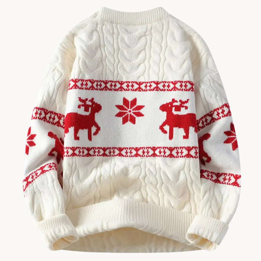 Kvinders Sweater Tidløs Ferietryksøm 2