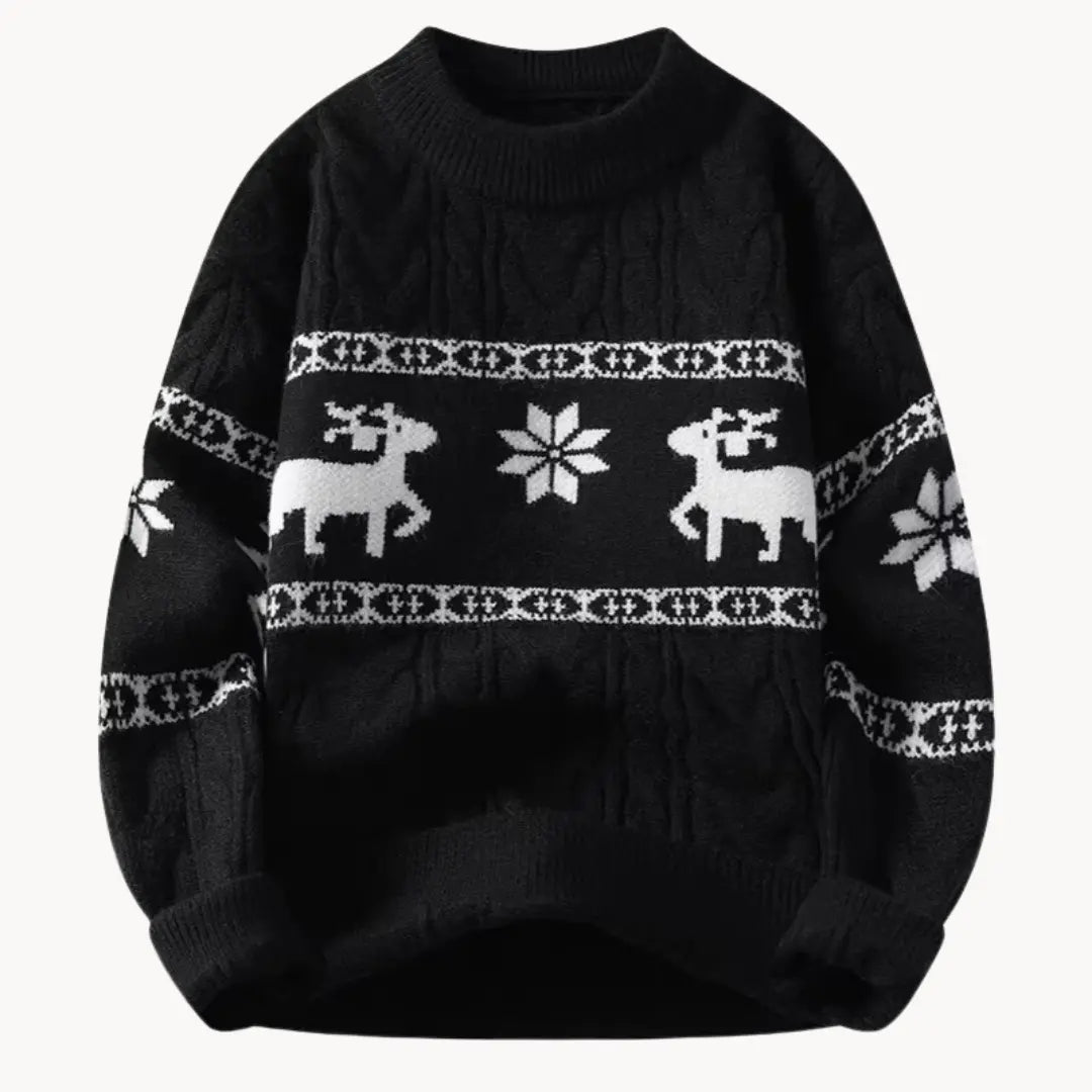 Kvinders Sweater Tidløs Ferietryksøm 6