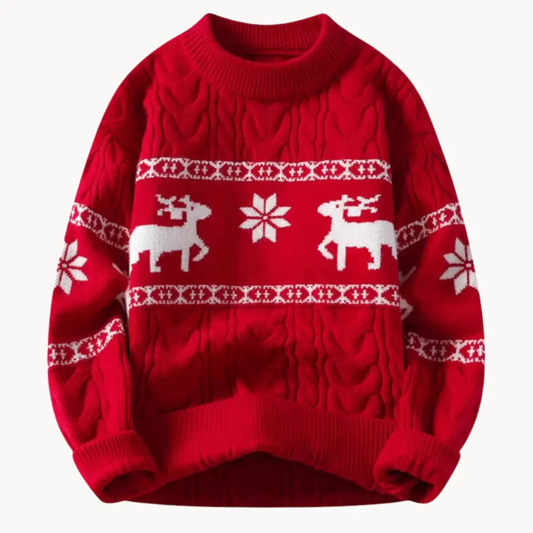 Kvinders Sweater Tidløs Ferietryksøm 7