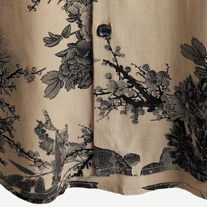 Kvinders T-shirt med Blomsterprint i Letvægtsmateriale 4