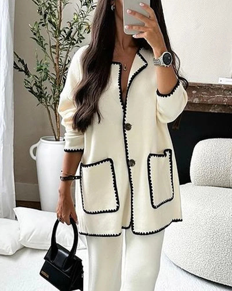 Kvinders To-delt Sæt Chic Moderne Stil 4