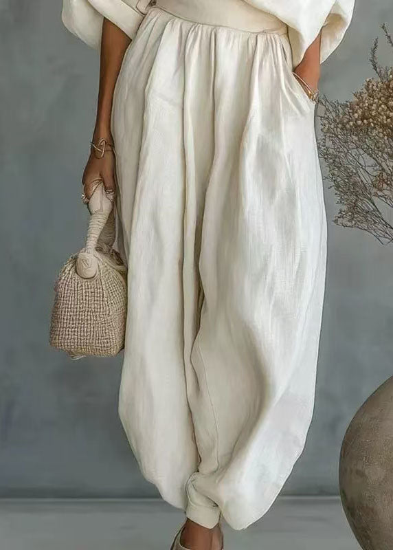 Kvinders To-delt Sæt Oversized One Shoulder Sommerstil 4