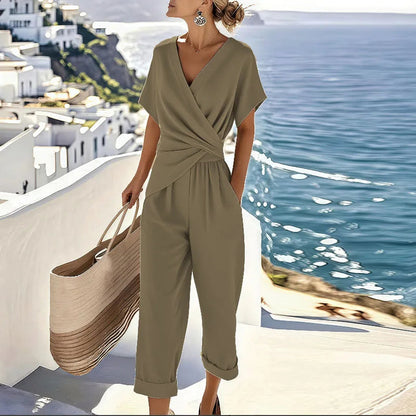 Kvinders To-delt Sæt med Wrap-Top 2
