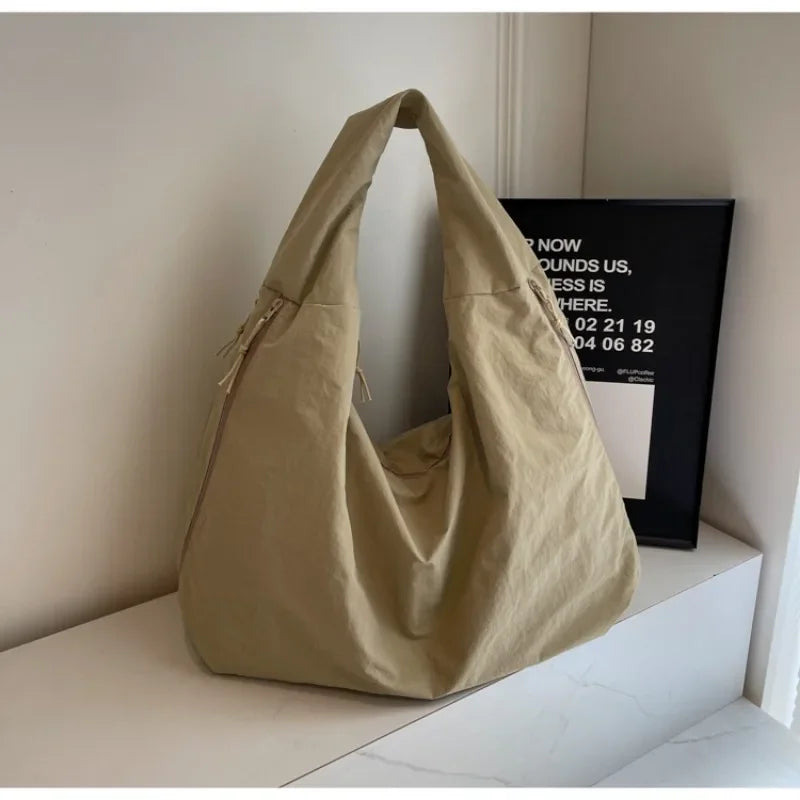 Kvinders Tote Bag Minimalistisk Design Holdbar Letvægtsstof 5