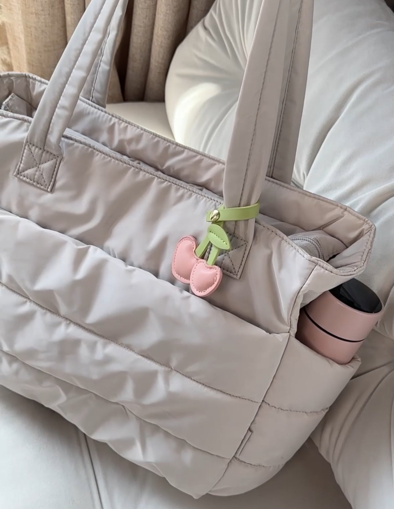 Kvinders Tote Bag Puffer Design Praktisk 3