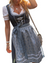 Kvinders Traditionelt Kostume med Bluse og Skørt Moderne Design 0