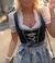 Kvinders Traditionelt Kostume med Bluse og Skørt Moderne Design 1