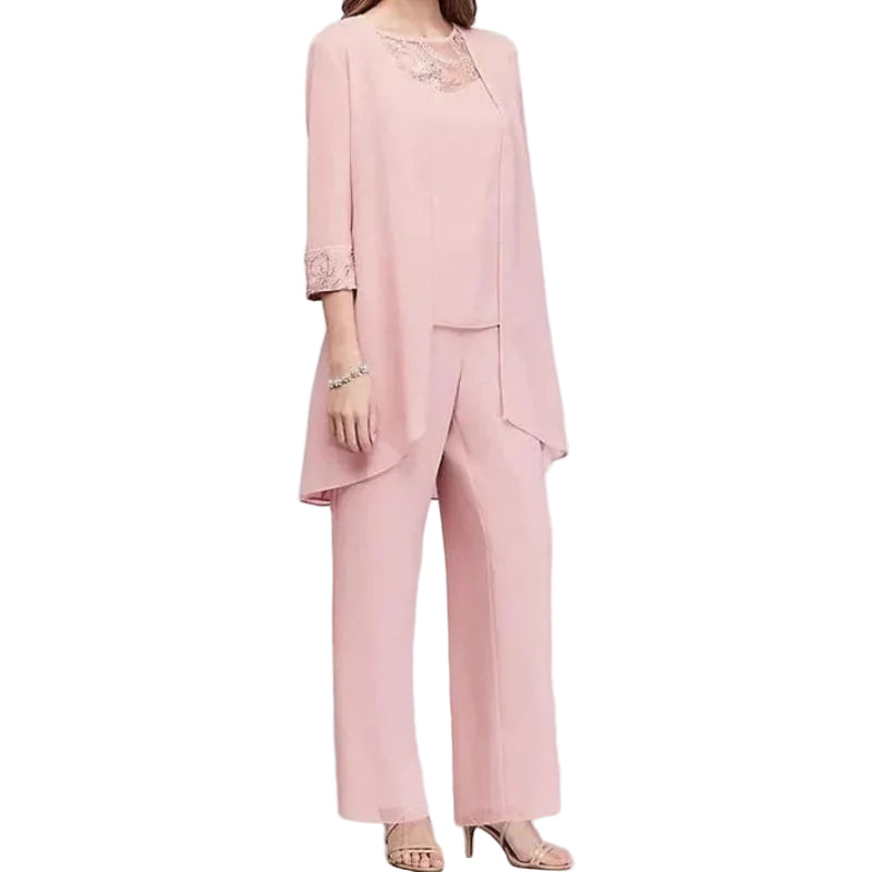 Kvinders Tredelt Buksesæt Koordineret Stil 0
