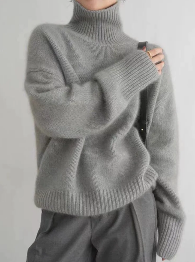 Kvinders Turtleneck Genser i Kasjmir 1