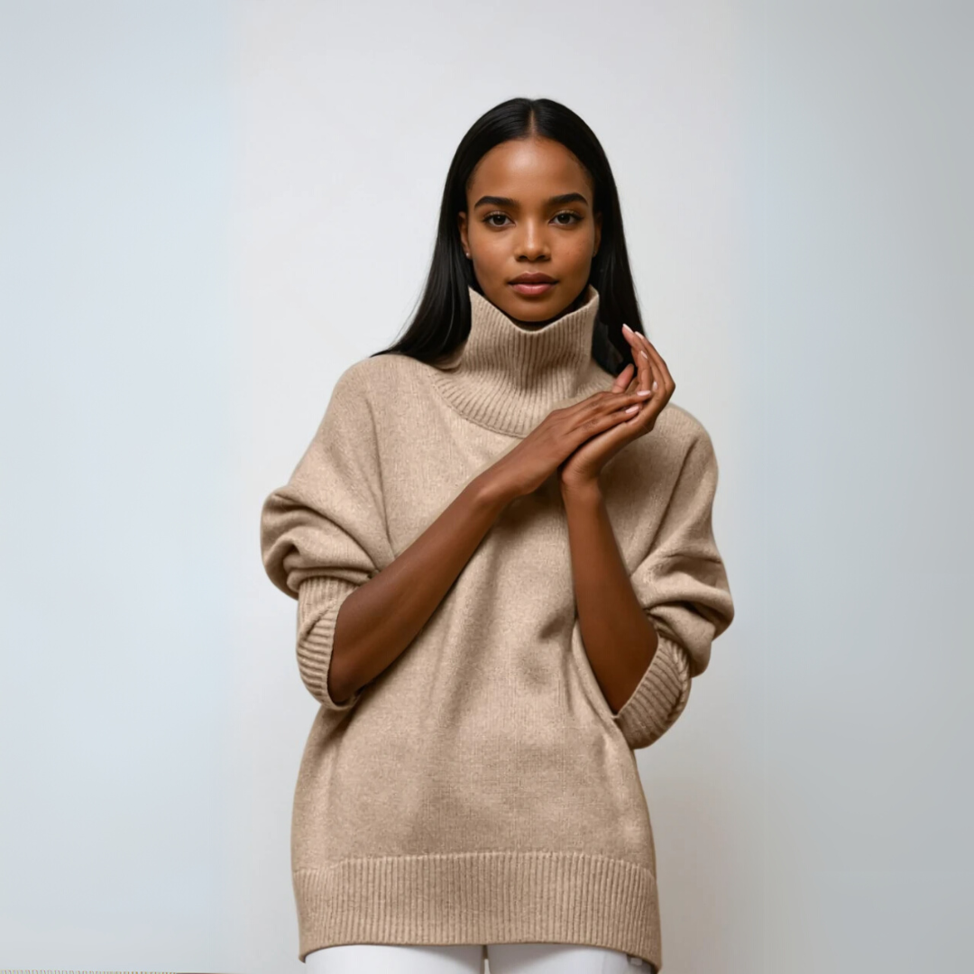 Kvinders Turtleneck Pullover Elegant Strik 3