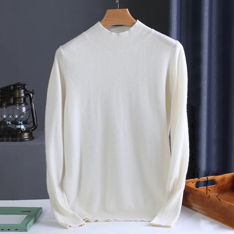 Kvinders Turtleneck Pullover Strikket Sweater til Efterår Vinter 10