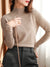 Kvinders Turtleneck Pullover Strikket Sweater til Efterår Vinter 3