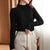 Kvinders Turtleneck Pullover Strikket Sweater til Efterår Vinter 8