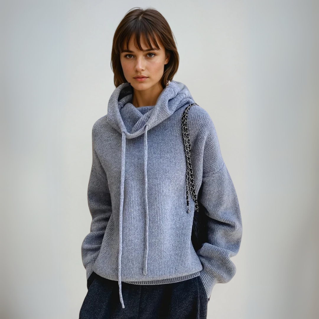 Kvinders Turtleneck Sweater Elegant Uld 1