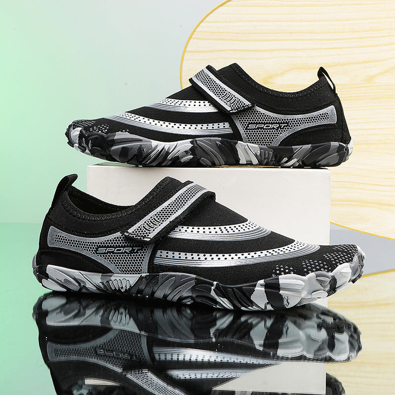 Kvinders Udendørs Sportssko Justerbar Rem Camouflage Design 3
