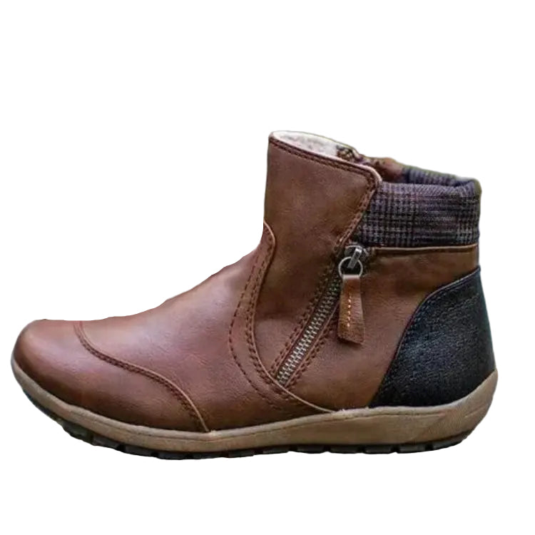 Kvinders Vandtætte Støvler med Lynlås og Skridsikker Sål 0