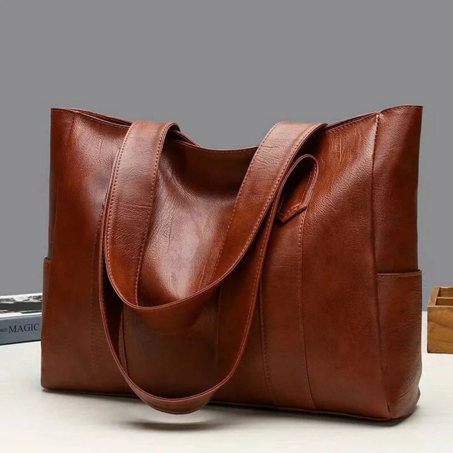 Kvinders Vintage Skuldertaske Klassisk Stil 2