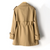 Kvinders Vintage Trench Coat Dobbeltbrystet Nylon-Blanding 2