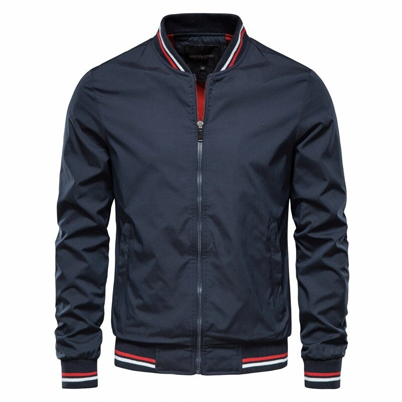 Variant image for Herre Bomber Jakke Sort Stilfuld Polyester-8