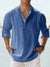 Variant image for Hvid Kortærmet Skjorte Herre Casual 100% Linned-1