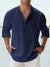 Variant image for Hvid Kortærmet Skjorte Herre Casual 100% Linned-89