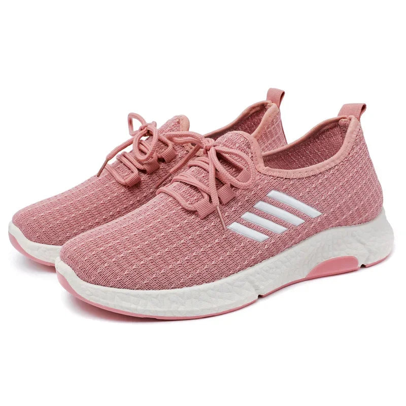 Løbesko Dame Letvægts Mesh Sporty Træningssko 0