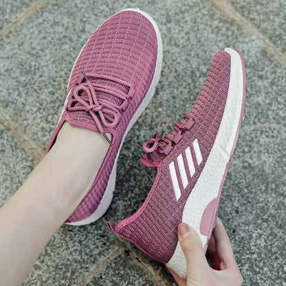 Løbesko Dame Letvægts Mesh Sporty Træningssko 3