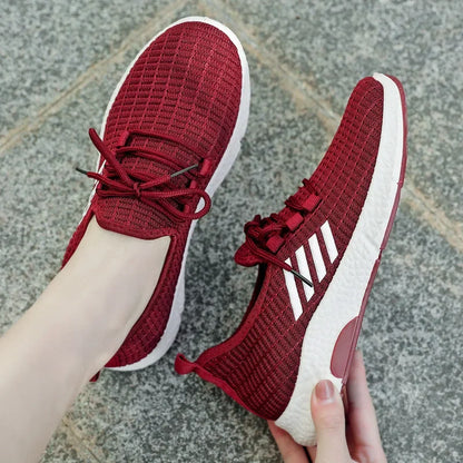 Løbesko Dame Letvægts Mesh Sporty Træningssko 4