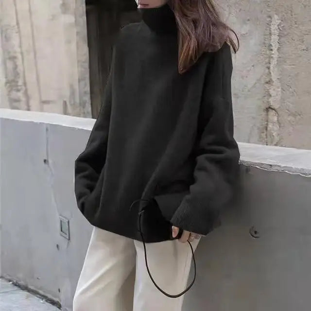 Løs Kashmir Sweater til Kvinder 2