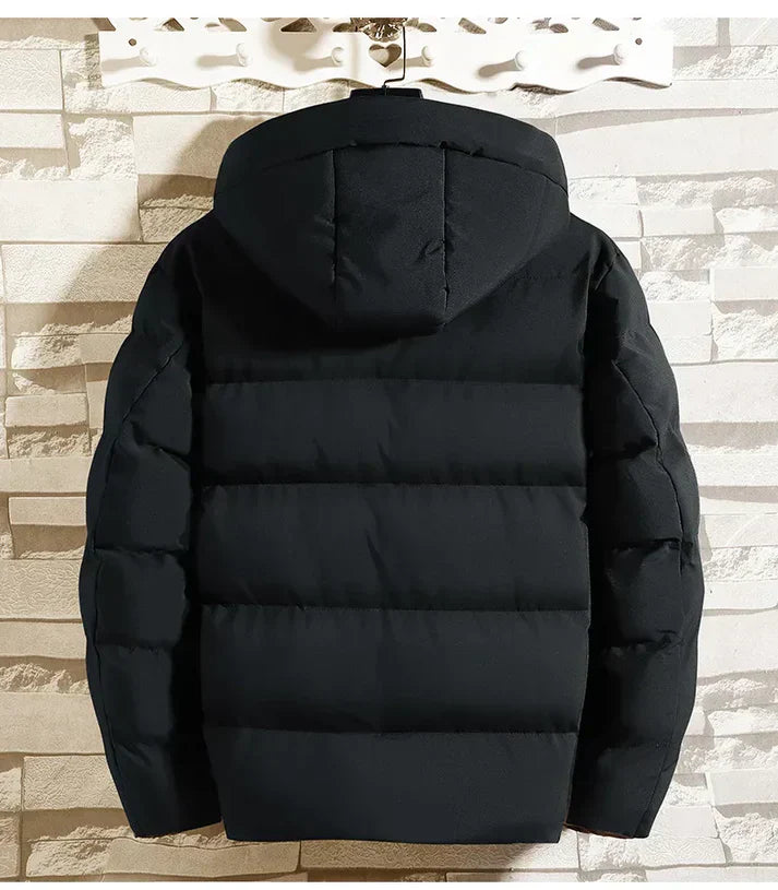 Herre Vindjakke Lang Komfortabel Polyester til Udendørs Aktiviteter-6