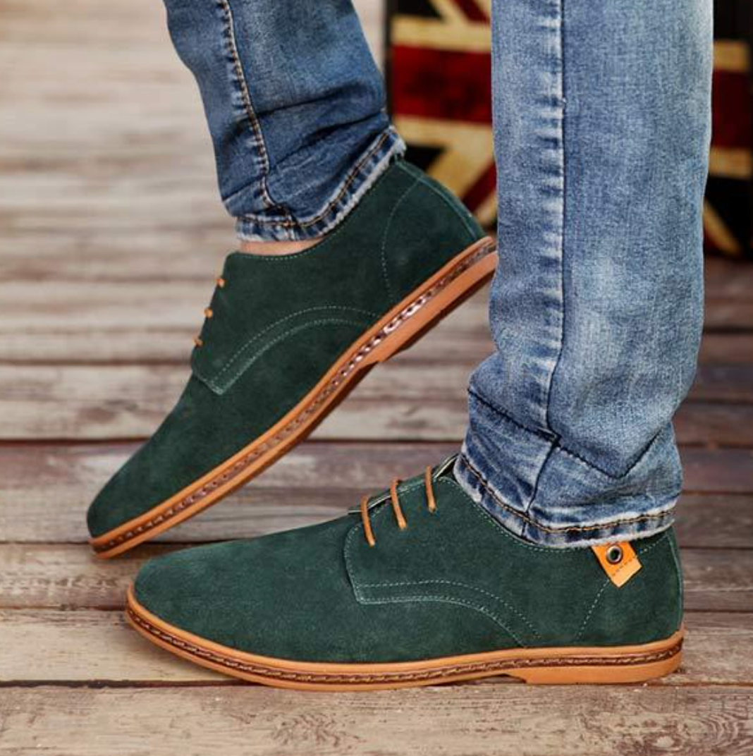 Herresko Suede Elegant Design Komfortable Støvler til Mænd-6