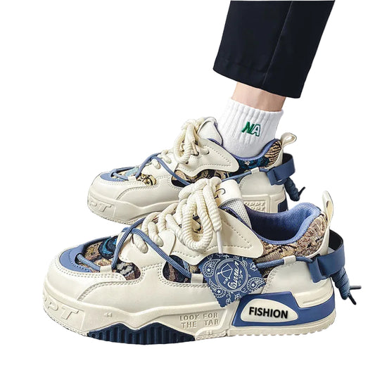 Mænd Chunky Sneakers Snøring Trendy Design 0