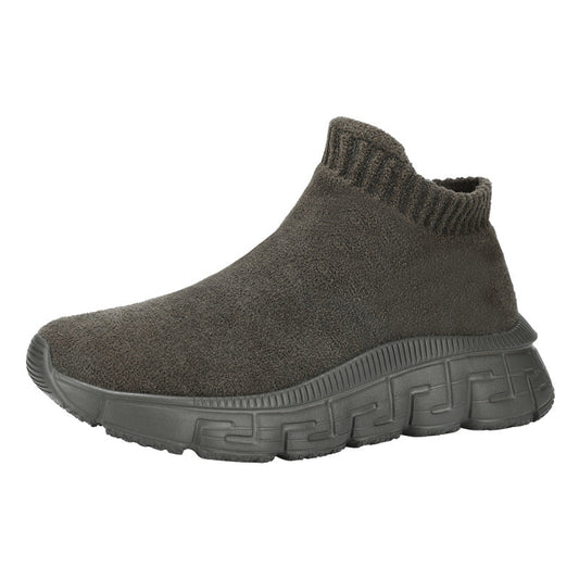Mænd Slip-On Sneakers med Elastisk Top Moderne Design 0