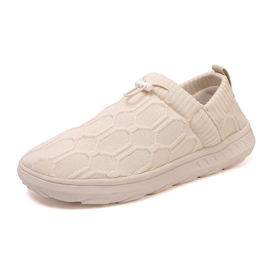 Mænd Slip-On Sportssko Med Strikdesign 0