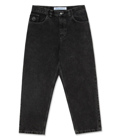 Mænds Afslappede Denimbukser Bred Ben Stil 1
