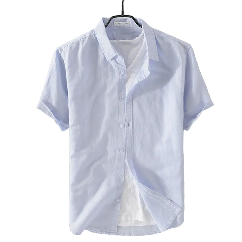 Mænds Afslappet Skjorte med Korte Ærmer 1