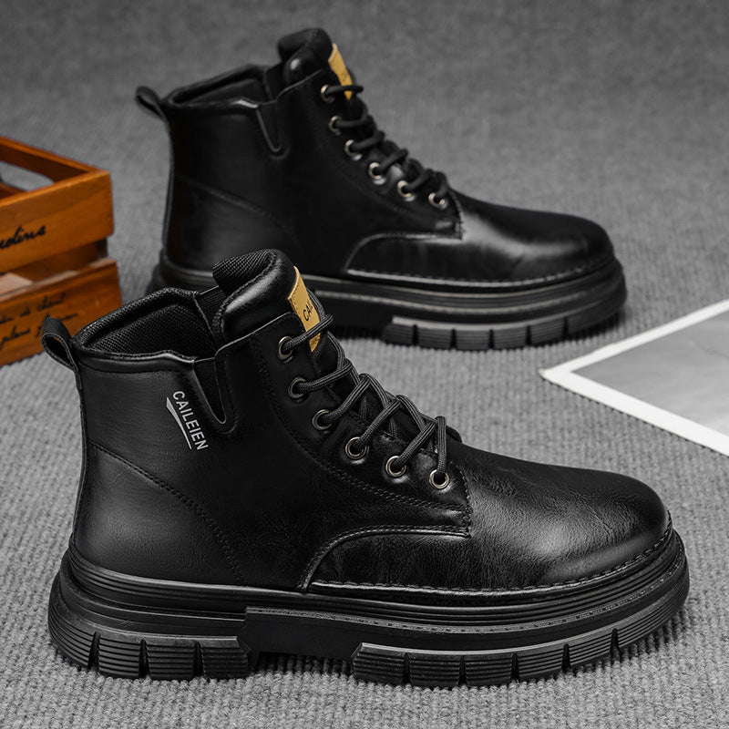 Mænds Ankelstøvler Tidløst Design med Skridsikker Sål 6