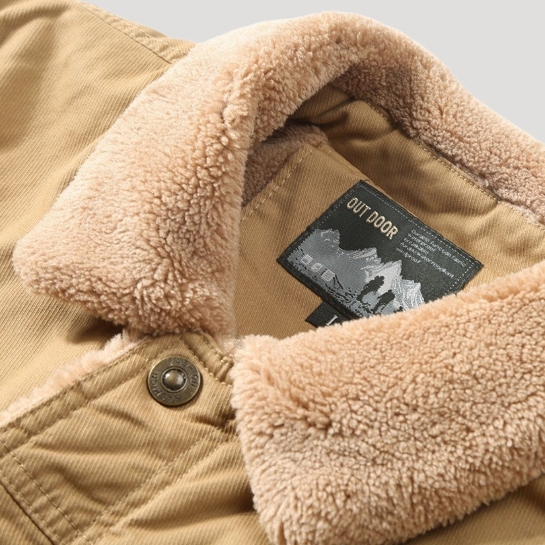 Mænds Arbejdsjakke med Fleece Foring 3