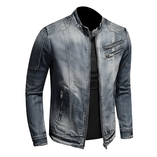 Mænds Biker Jakke Denim Stil 0