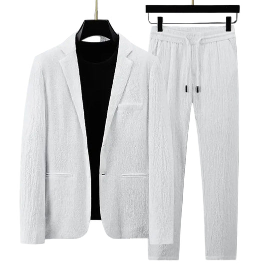 Mænds Blazer Sæt Afslappet Stil 0