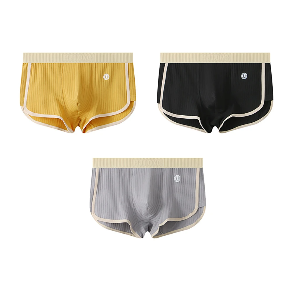 Mænds Boxershorts Sæt Ribbet Design 3