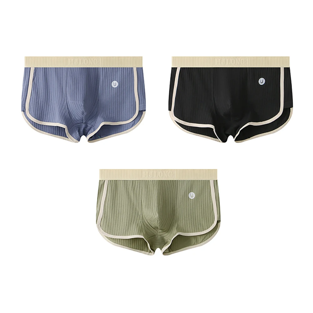 Mænds Boxershorts Sæt Ribbet Design 4