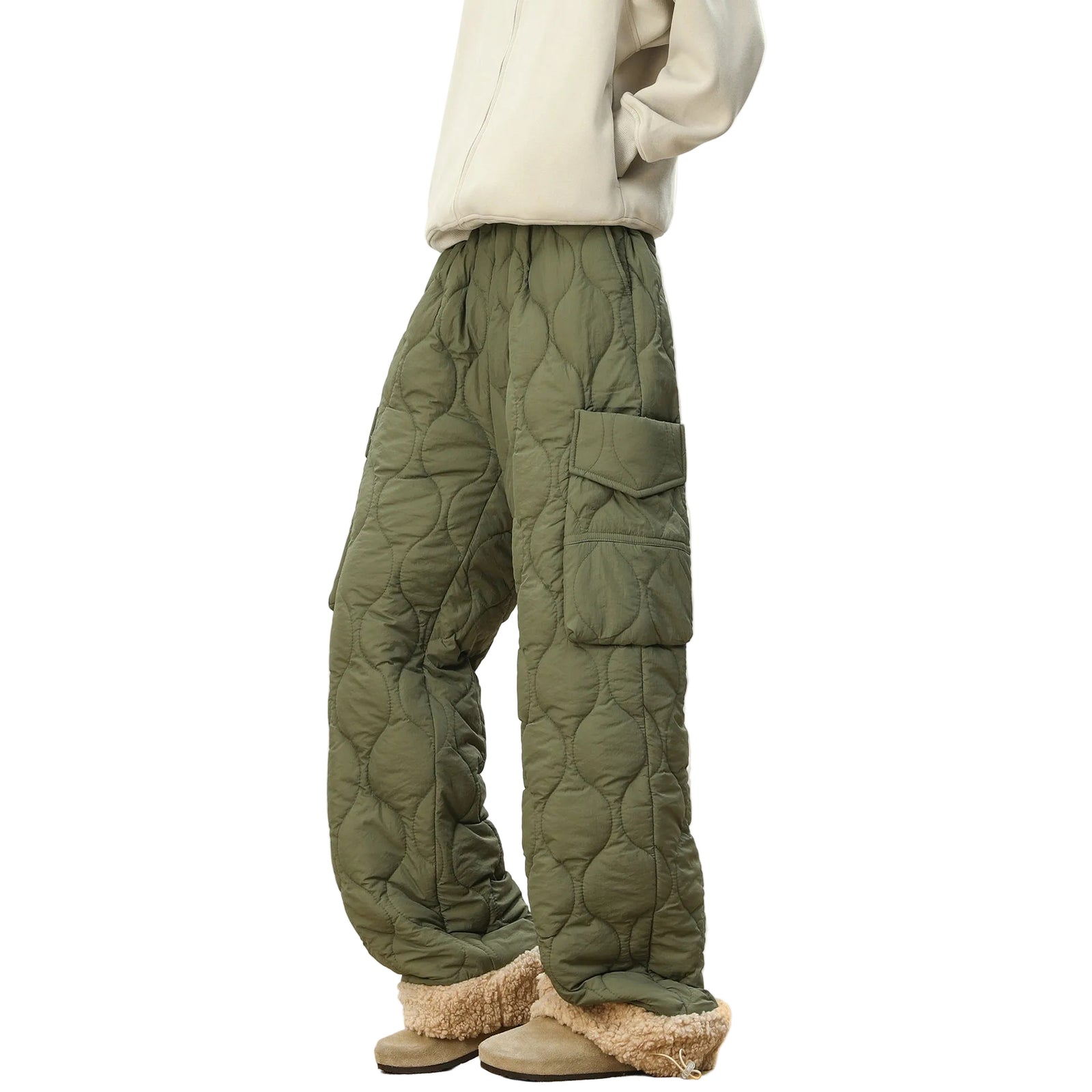 Mænds Bukser med Bred Ben Silhuet 0