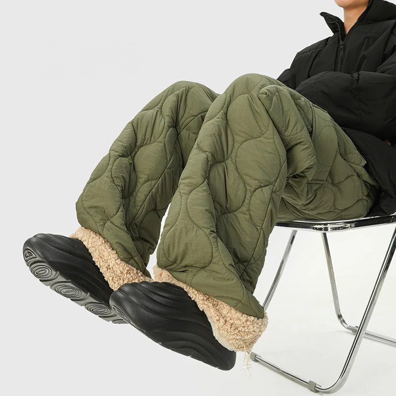 Mænds Bukser med Bred Ben Silhuet 3