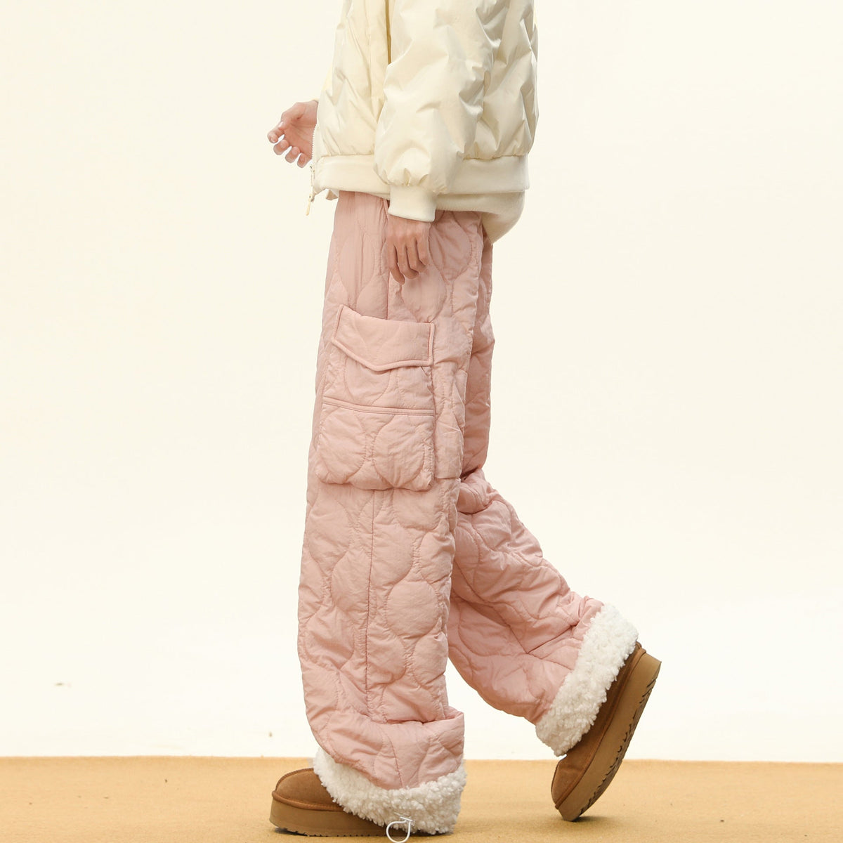 Mænds Bukser med Bred Ben Silhuet 7