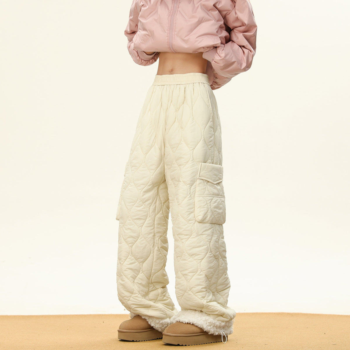 Mænds Bukser med Bred Ben Silhuet 9