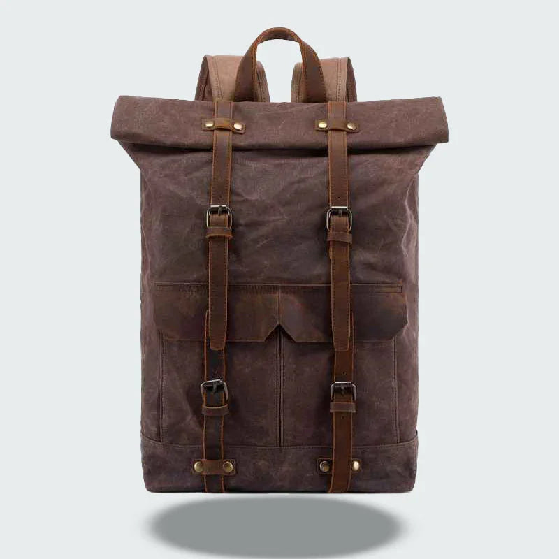 Mænds Campingrygsæk Vandtæt Vintage Stil 1